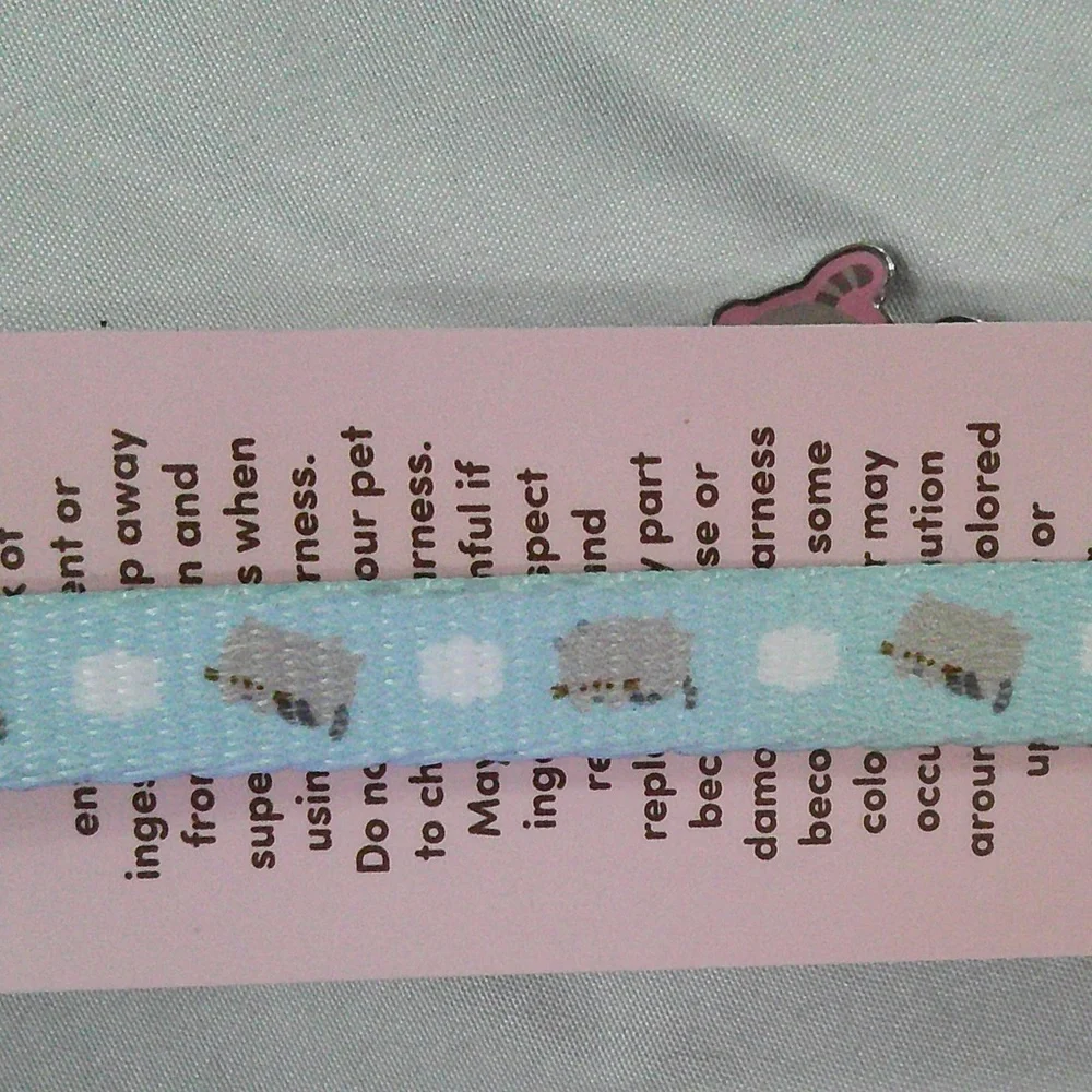Pusheen The Cat Mix N Match Pet Harness and Leash Set, Collar and Collar Bows